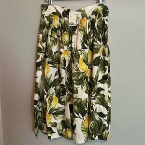 H&M Floral Skirt Size 12 NWT